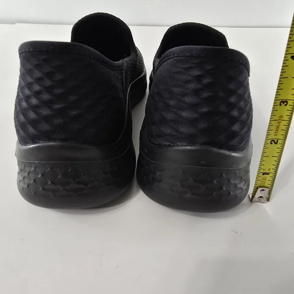 Skechers Slip-Ins Go Walk Flex Solid Black Slip On Athletic Tennis Shoes NEW 6 - Picture 10 of 14